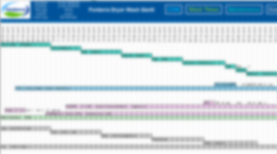 Fonterra Gantt system screenshot